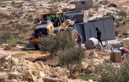 Thumbnail preview image for the video titled: Israeli authorities increased the demolition gainst Palestinians communities of south Hebron hills