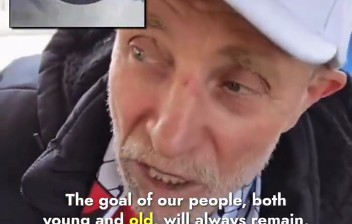 Thumbnail preview image for the video titled: Message from Nael Barghouthi, freed after 44 years in Israeli captivity