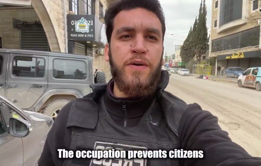 Thumbnail preview image for the video titled: IDF blocked civilians from returning to their homes in Jenin camp despite informing them of coordination allowing entry at noon