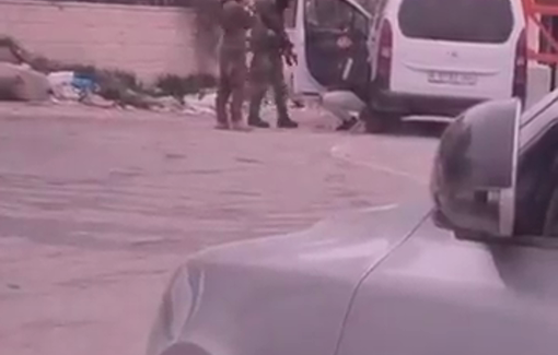 Thumbnail preview image for the video titled: In Al Arroub camp a young man was violently beating by Israeli soldiers