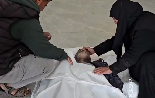 Thumbnail preview image for the video titled: Mourning Abd Al-Moneim Qishta shot dead by the IDF in Rafah