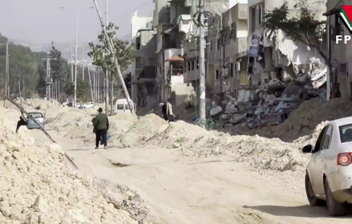 Thumbnail preview image for the video titled: In Nour Shams, a displaced woman from Nur Shams Camp, was unable to take any of her belongings except for a photo of her late sister