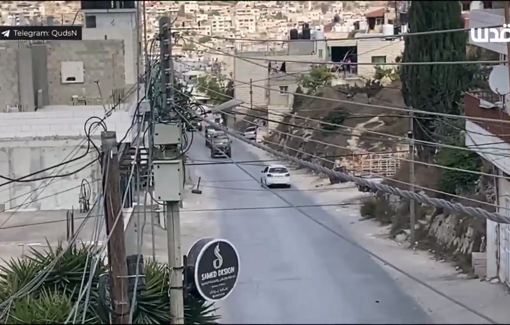 Thumbnail preview image for the video titled: Israeli forces stormed Sa'ir, provoking damages and violent clashes