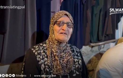 Thumbnail preview image for the video titled: Elderly woman beaten by Israeli forces while praying near Al-Aqsa mosque