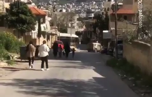 Thumbnail preview image for the video titled: Palestinian families evicted from their home by the Israeli army in Al-Ain refugee camp