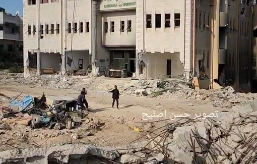 Thumbnail preview image for the video titled: Urbicide around the Bani Suheila Municipality Square