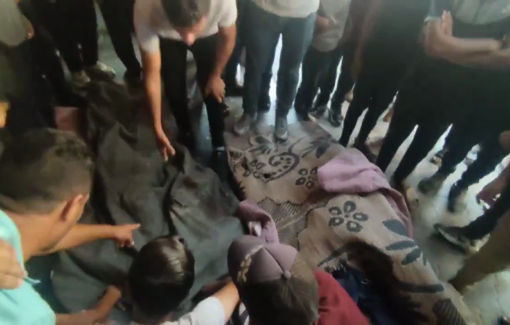 Thumbnail preview image for the video titled: Bodies of martyrs killed in Dalal Mughrabi school strike