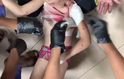 Thumbnail preview image for the video titled: More children injured in IDF attacks in Nuseirat