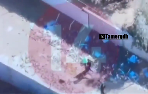 Thumbnail preview image for the video titled: Murder by drone strike on 5 men in Rafah