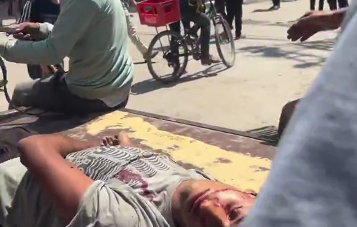 Thumbnail preview image for the video titled: Dozens injured in hazardous airdrop operation in Gaza City
