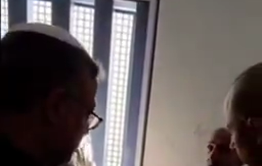 Thumbnail preview image for the video titled: Itamar Ben Gvir directly threatened Marwan Barghouti in jail to provoke Palestinians