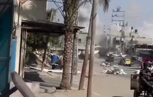 Thumbnail preview image for the video titled: Relentless airstrikes on Jabalia al-Nazla