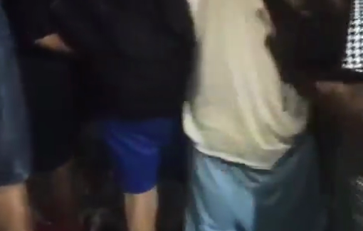Thumbnail preview image for the video titled: Rescue of victims from Israel's bombing of Al-Qarinawi family's house