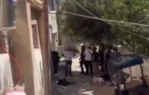 Thumbnail preview image for the video titled: Armed settlers invade a home in Jerusalem under IDF protection