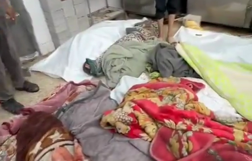 Thumbnail preview image for the video titled: Funerals of Al-Ajla family massacred in triple bombing while asleep