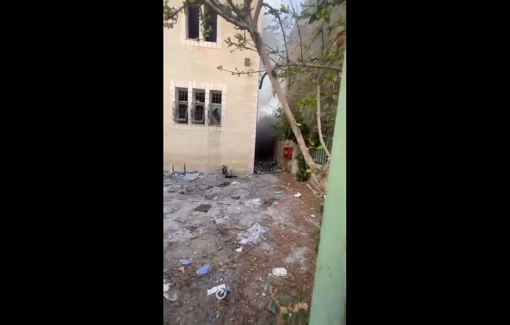 Thumbnail preview image for the video titled: Israel triple strike on shelter kills 15 from Al-Ajla family, 14 women and children