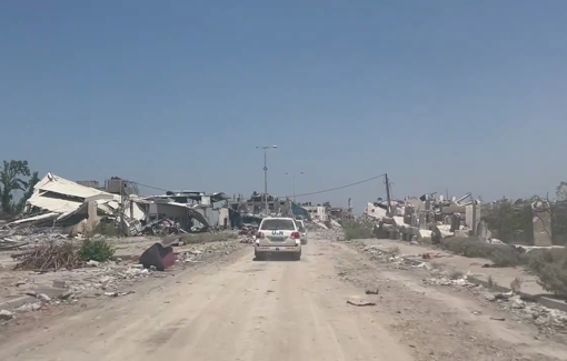 Thumbnail preview image for the video titled: North Gaza, home after home flattened.