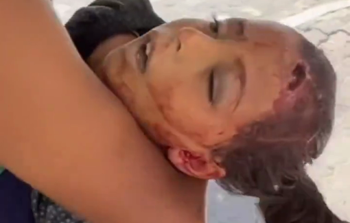 Thumbnail preview image for the video titled: Little girl killed in IDF incursion in Asdaa city, Khan Yunis