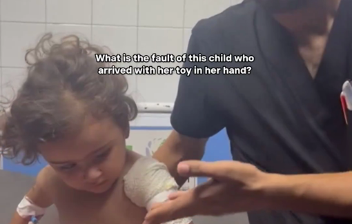 Thumbnail preview image for the video titled: What is the fault of this child who arrived with her toy in her hand ?