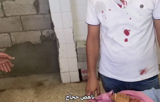 Thumbnail preview image for the video titled: 13y/o Sara killed by Israeli shelling on her home