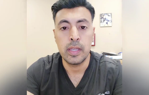 Thumbnail preview image for the video titled: Dr Rizwan Minhas, who was in mission in Gaza, testifies to the indiscriminant targeting of children by IDF in Gaza