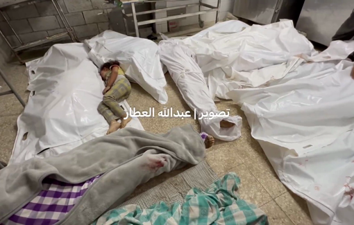 Thumbnail preview image for the video titled: IDF strike on the Dabaki family's home in Al-Maghazi killed six from the same family