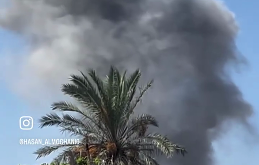 Thumbnail preview image for the video titled: IDF strike on a residential block in Zaytoun