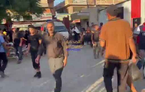 Thumbnail preview image for the video titled: Forced evacuation of Al-Aqsa Martyrs Hospital, Deir al-Balah