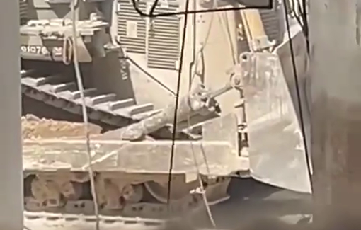 Thumbnail preview image for the video titled: IDF destroying cables in Jenin