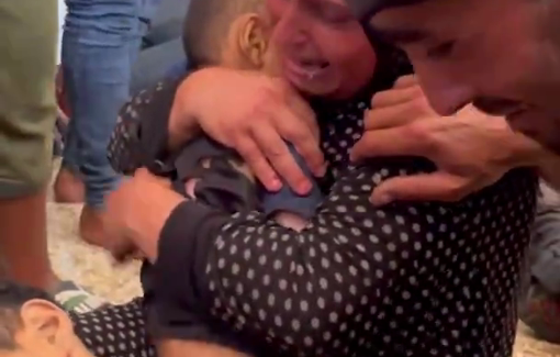 Thumbnail preview image for the video titled: Mother mourns her sons killed at Al Manfalouti school IDF strike