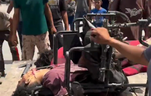 Thumbnail preview image for the video titled: Israel kills 9 in strike on Al-Manfalouti school