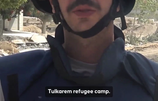 Thumbnail preview image for the video titled: Analodou journalist report of Tulkarem situation Day -2