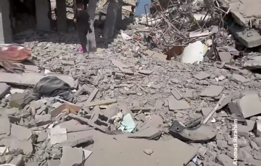 Thumbnail preview image for the video titled: Large destruction left in the wake of IDF assault on Deir al-Balah