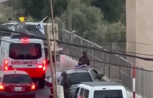 Thumbnail preview image for the video titled: IDF prevented an ambulance from assisting an injured Palestinian