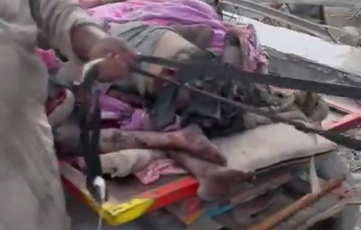 Thumbnail preview image for the video titled: 6 martyrs from the Abd al-Aal family recovered in Sabra neighbourhood