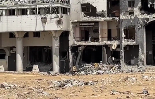 Thumbnail preview image for the video titled: Al-Shifa hospital partial reopening: a message of resilience