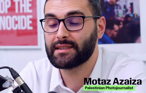 Thumbnail preview image for the video titled: Journalist Motaz Azaiza recounts harrowing moments in Gaza