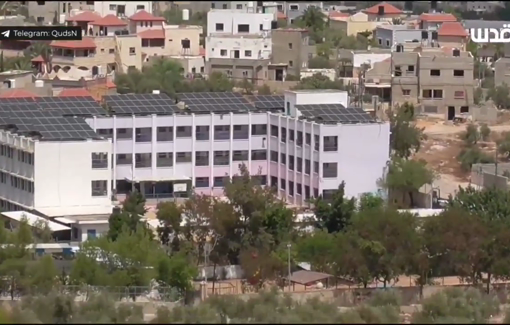 Thumbnail preview image for the video titled: IDF demolishes besieged house amid clashes and shooting in Kafr Dan town