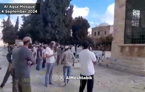 Thumbnail preview image for the video titled: Jews desecrating the Al-Aqsa compound is now a daily occurrence