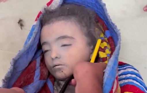 Thumbnail preview image for the video titled: One of the two children killed in IDF strike on 2 Zaytoun apartments