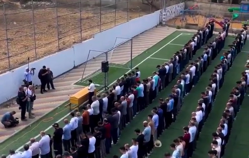 Thumbnail preview image for the video titled: Palestinians pray over Bana Amjad Bakr, an 13 y/0 girl killed in cold blood