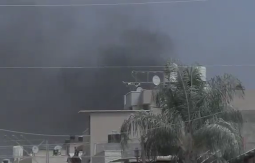 Thumbnail preview image for the video titled: Israeli forces withdrew from the Nour Shams camp leaving widespread destruction to infrastructure, streets