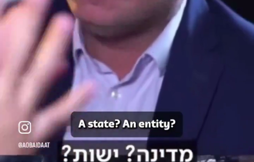 Thumbnail preview image for the video titled: Itamar Ben Gvir says “this is the state of israel, there is no Palestine”