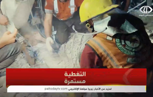 Thumbnail preview image for the video titled: Rescue of young Mohammed Hamduna - Nuseirat