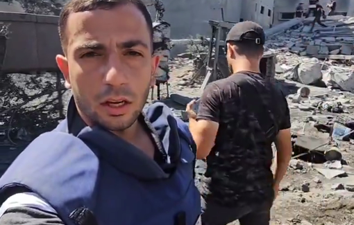 Thumbnail preview image for the video titled: Energy production equipment completely destroyed by Israeli strike