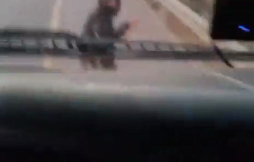 Thumbnail preview image for the video titled: Israeli settlers attack Palestinian vehicles on Highway 60