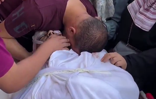 Thumbnail preview image for the video titled: Bereaved families mourn their loved ones killed in new Israeli massacre