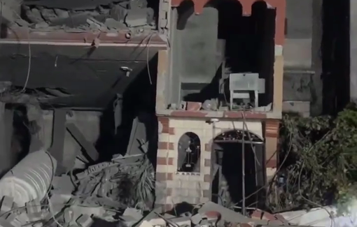 Thumbnail preview image for the video titled: Hajjaj family home extensively destroyed in IDF night strike