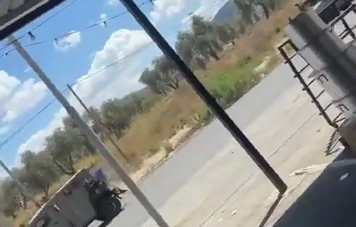 Thumbnail preview image for the video titled: Occupation forces stormed the center of the town of Qabatiya, south of #Jenin. at 11:43 a.m.