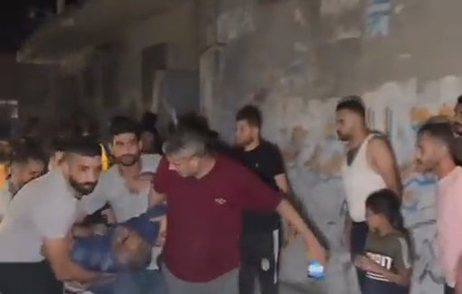 Thumbnail preview image for the video titled: Journalist Mohammed Abu Hatab was killed along with his family after the bombing of his home